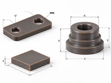 PEEK parts engineering drawing